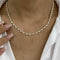 Catherine 4.3 Round Lab-Grown Diamond Tennis, Chain Necklace