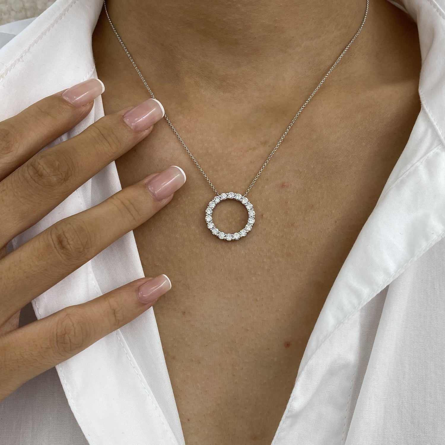 Gemma 1.3 Round Lab-Grown Diamond Chain, Special Necklace