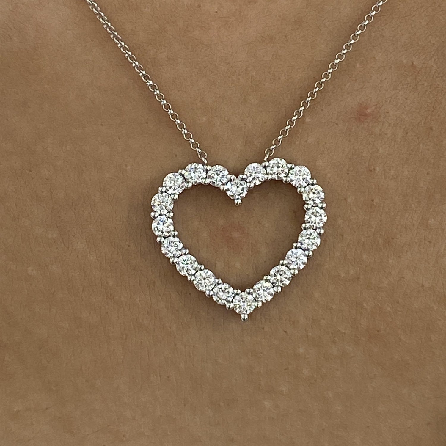 Love 1.5 Round Lab-Grown Diamond Chain, Special Necklace