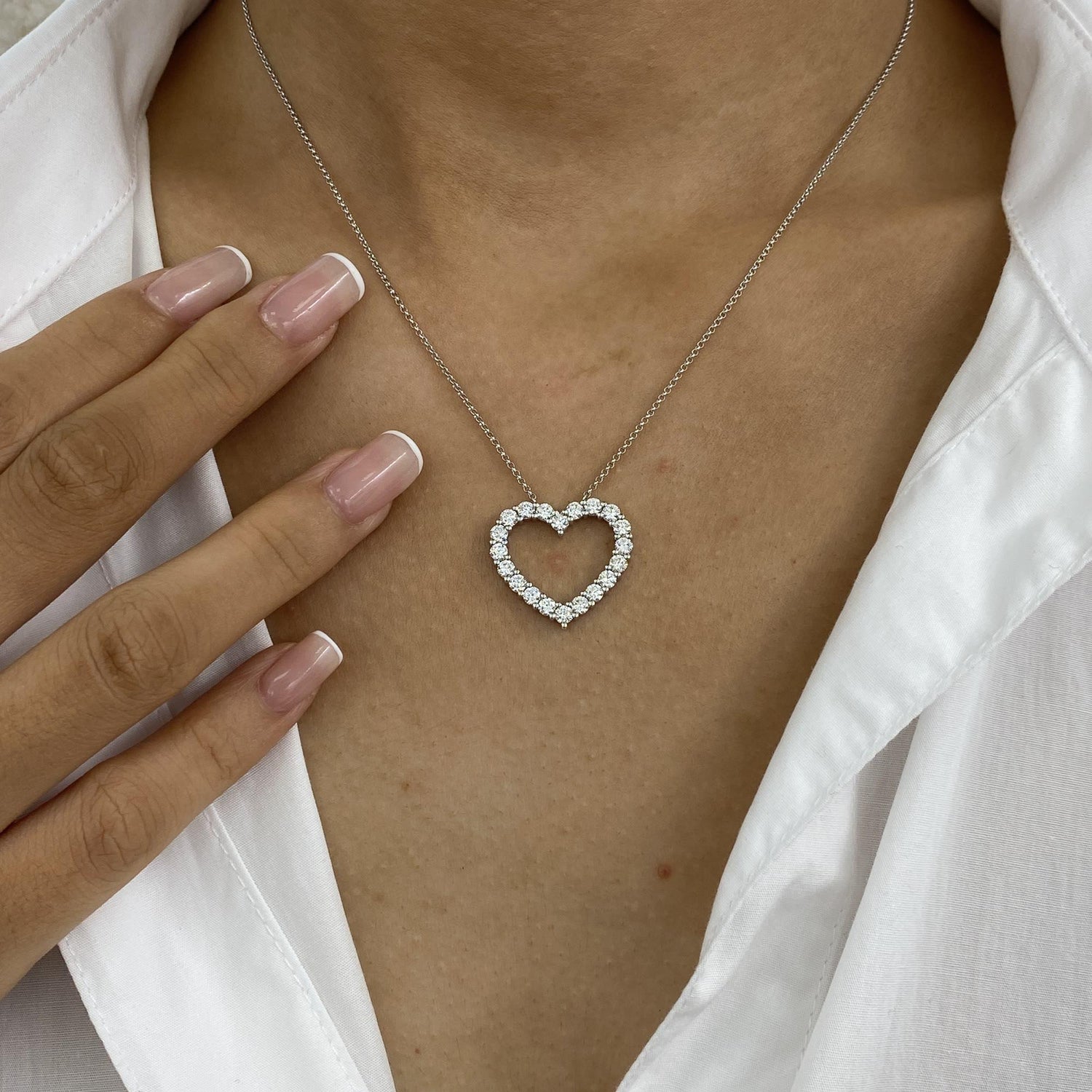 Love 1.5 Round Lab-Grown Diamond Chain, Special Necklace