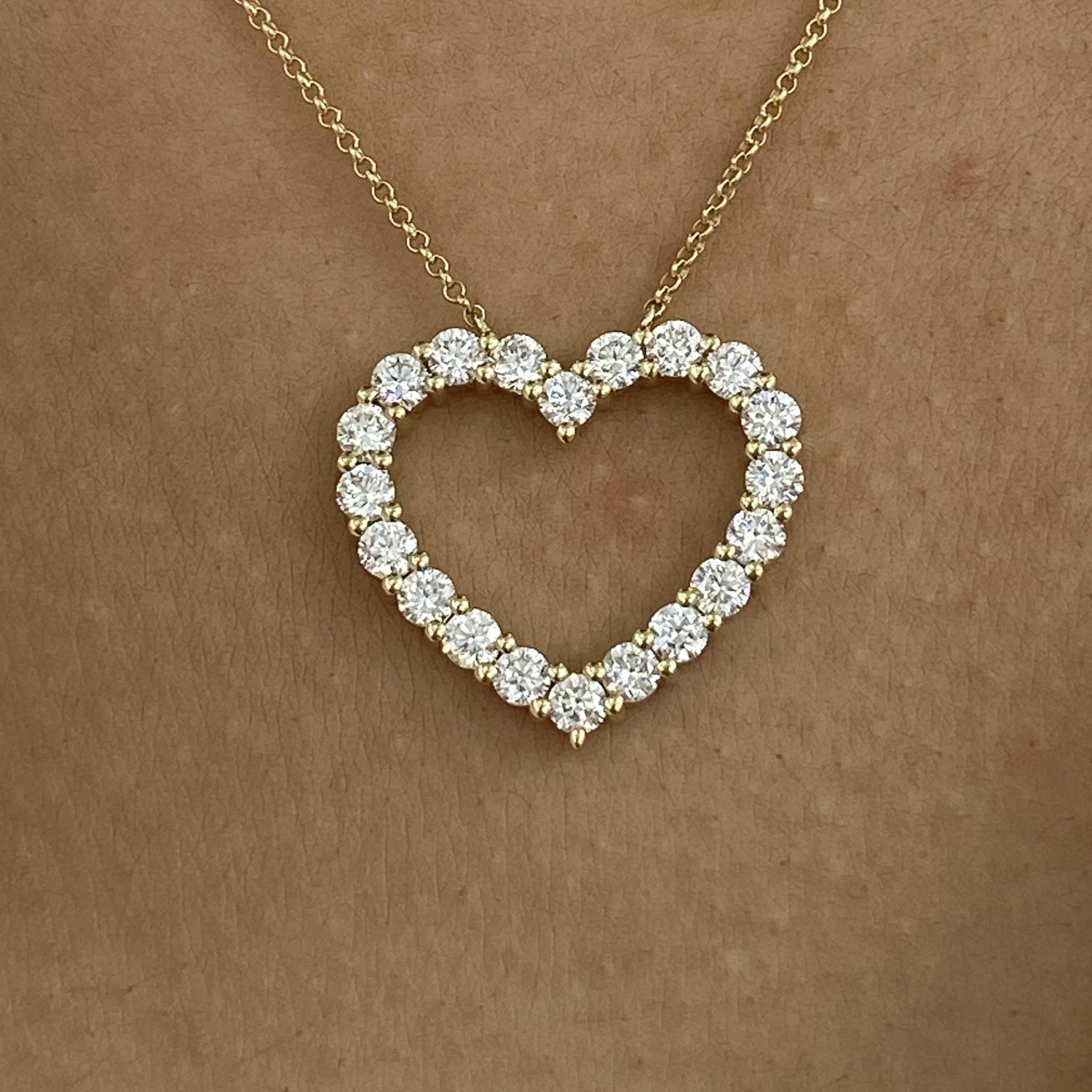 Love 1.5 Round Lab-Grown Diamond Chain, Special Necklace