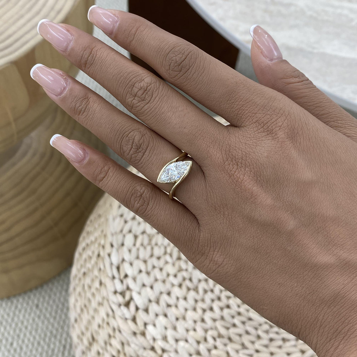 June 2 Marquise Lab-Grown Diamond Solitaire, Special Ring