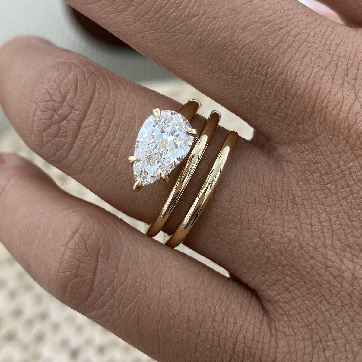 Lydia 1.6 Pear Lab-Grown Diamond Solitaire, Special Ring