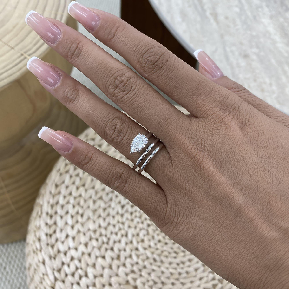 Lydia 1.6 Pear Lab-Grown Diamond Solitaire, Special Ring