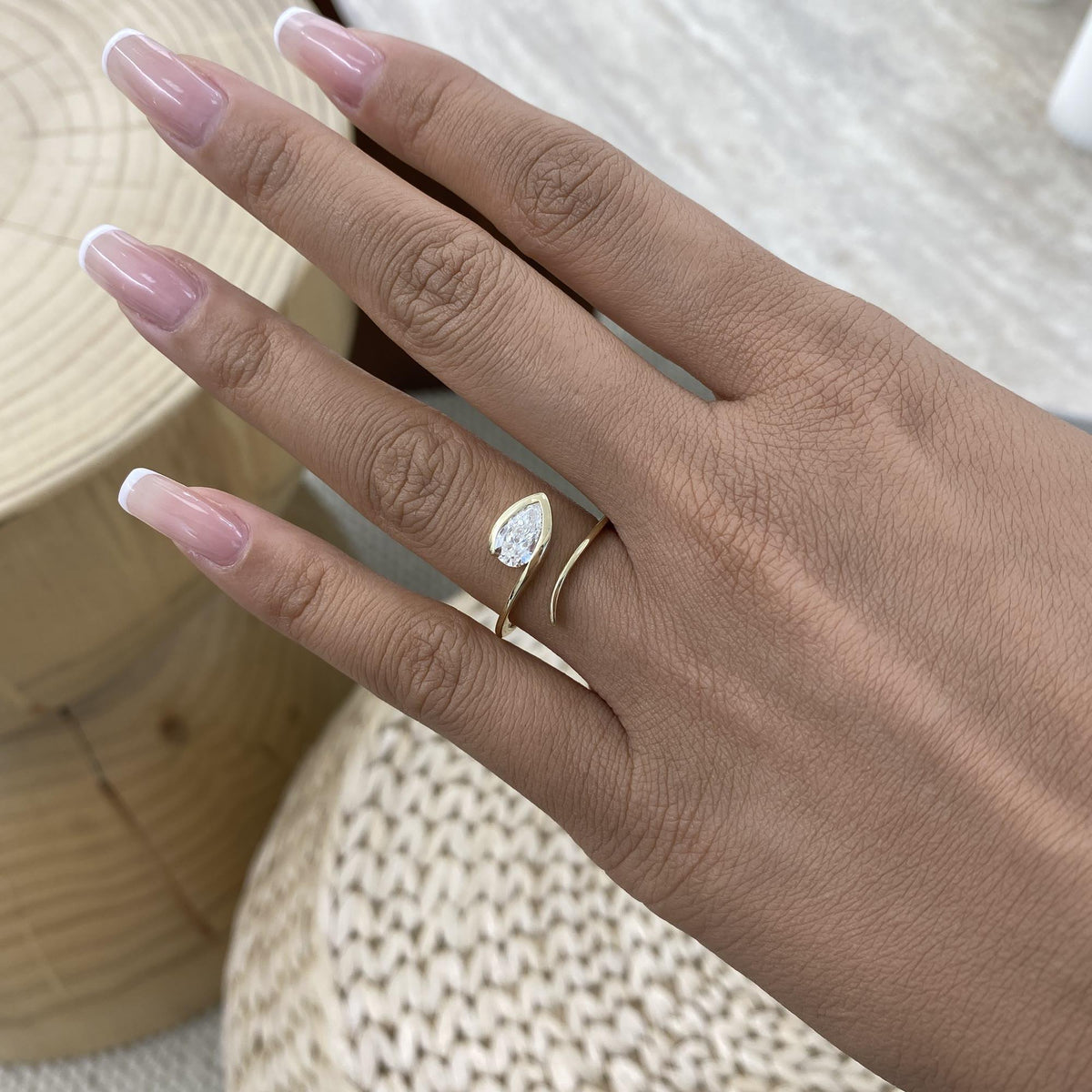 Alana 0.7 Pear Lab-Grown Diamond Solitaire, Special Ring