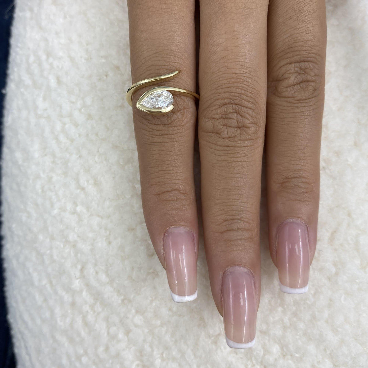 Alana 0.7 Pear Lab-Grown Diamond Solitaire, Special Ring