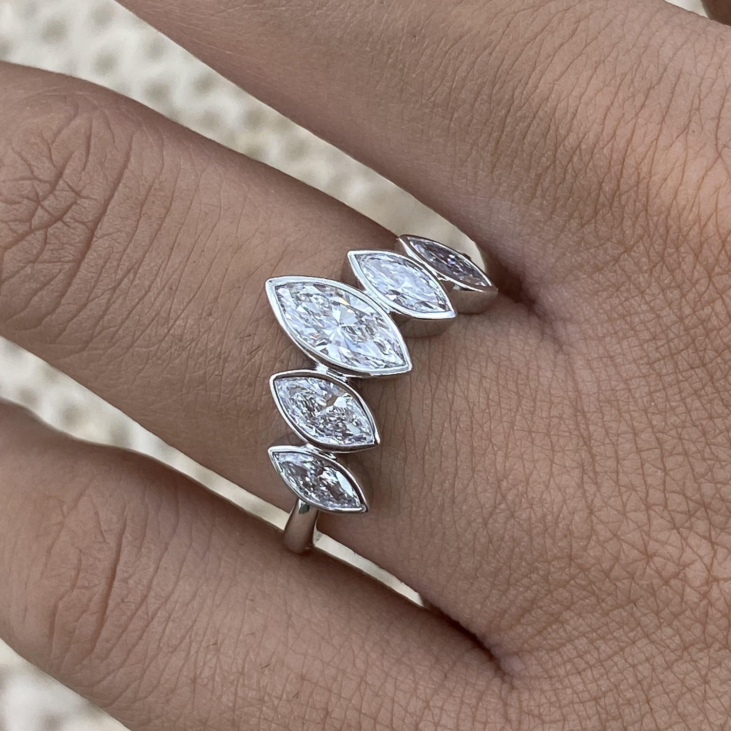 Ivy 1.1 Marquise Lab-Grown Diamond Contoured, Special Ring