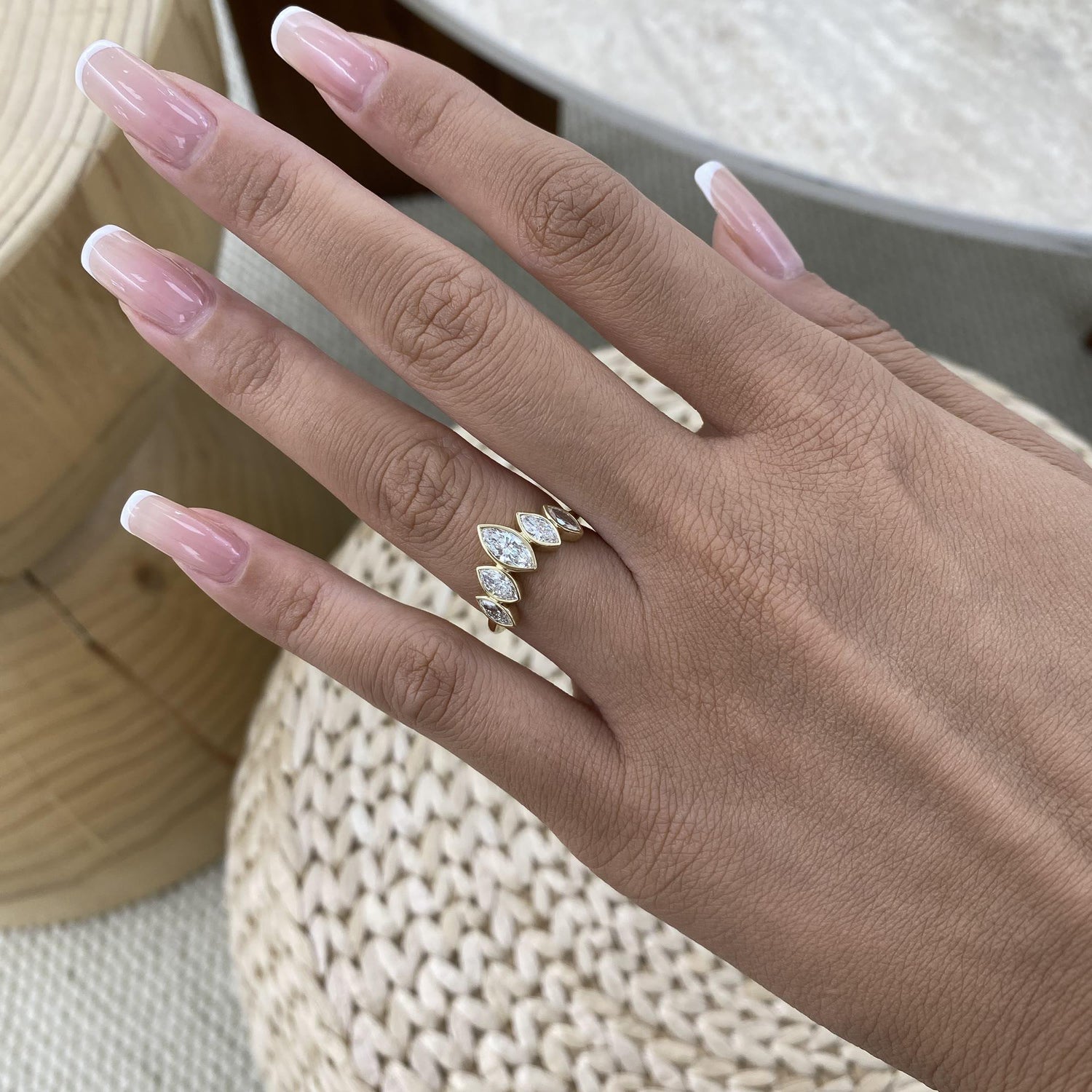 Ivy 1.2 Marquise Lab-Grown Diamond Contoured, Special Ring