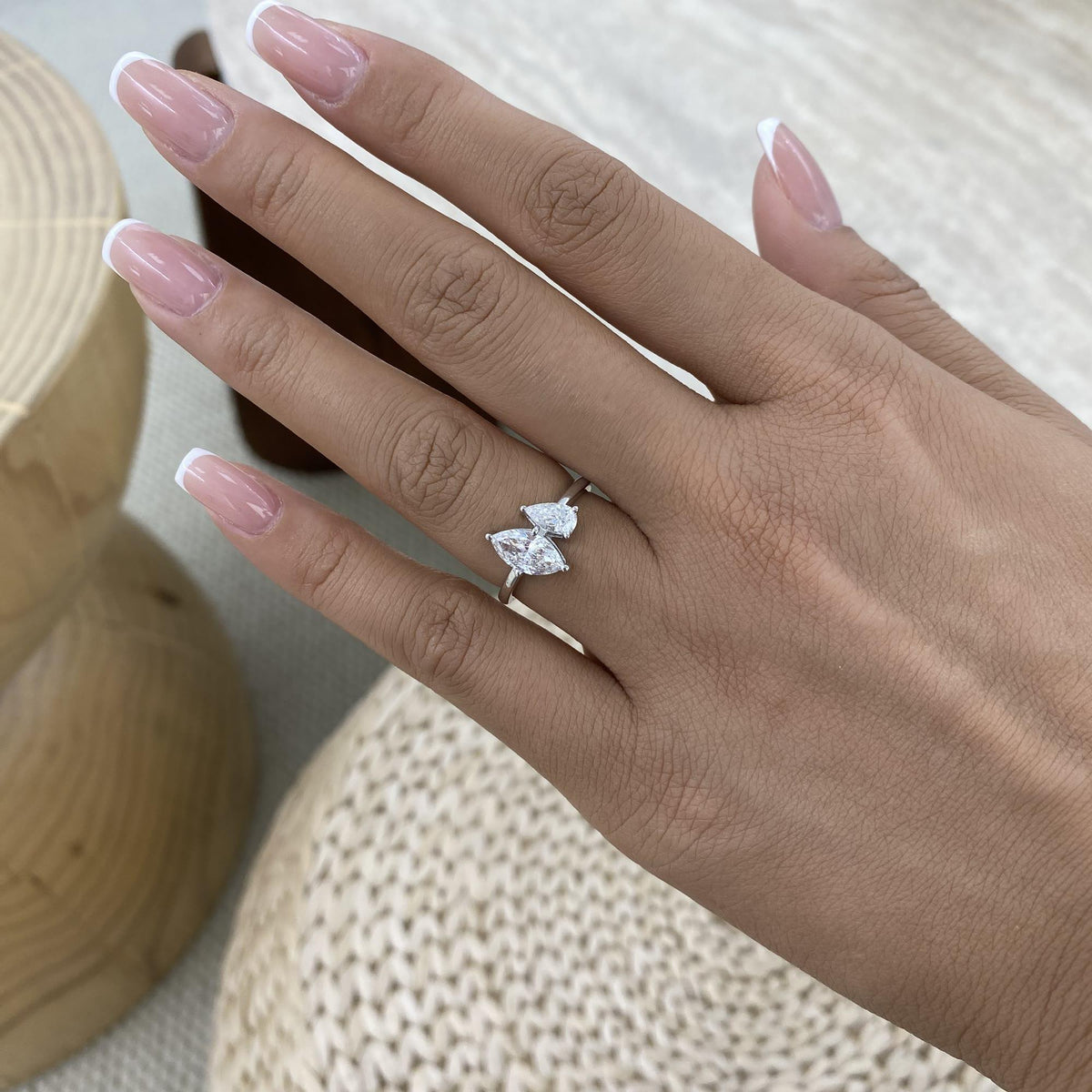 Joy 1.3 Marquise Lab-Grown Diamond Toi  Moi, Special Ring