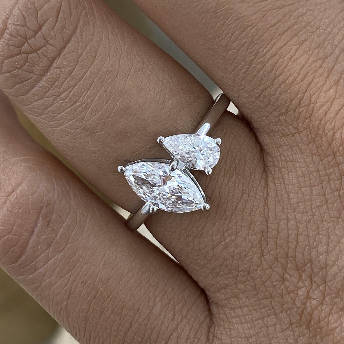 Joy 1.3 Marquise Lab-Grown Diamond Toi  Moi, Special Ring