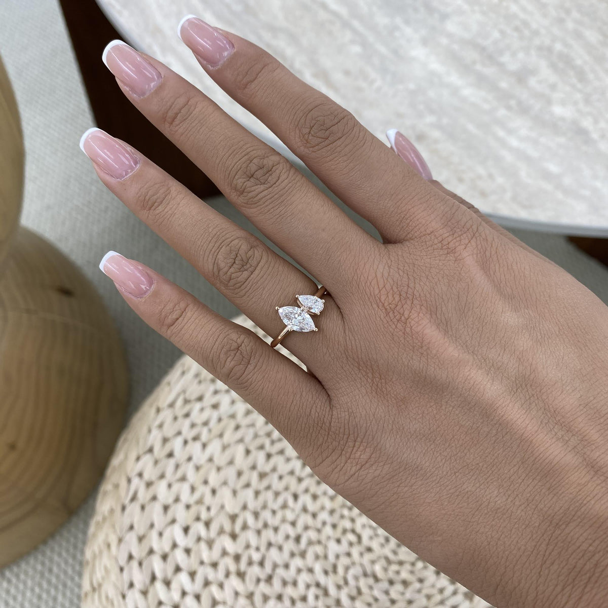 Joy 1.2 Marquise Lab-Grown Diamond Toi  Moi, Special Ring