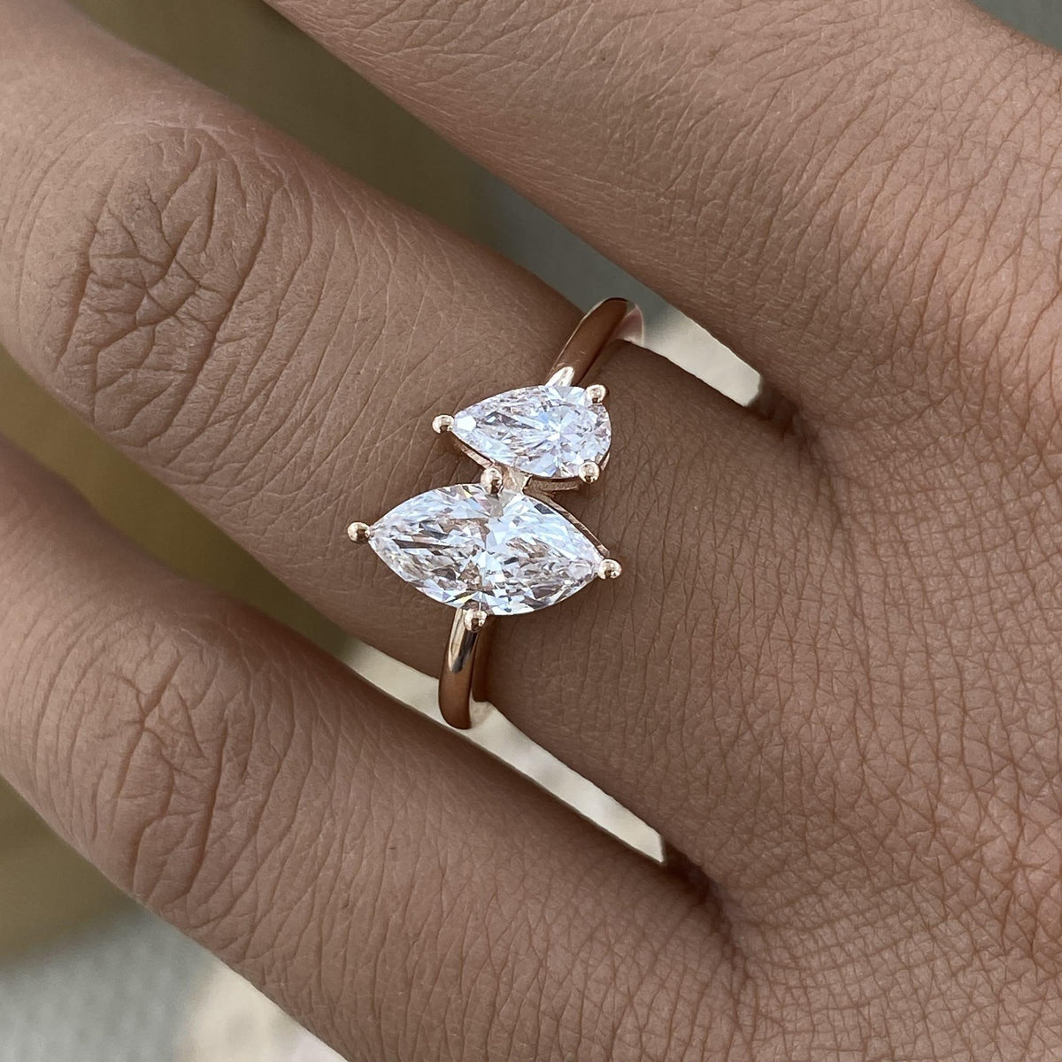 Joy 1.2 Marquise Lab-Grown Diamond Toi  Moi, Special Ring