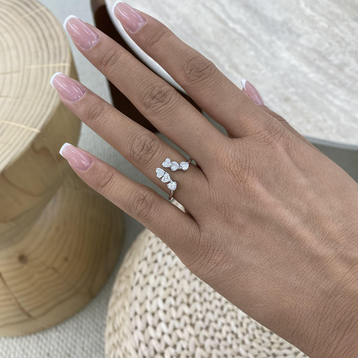 Love 1.2 Heart Lab-Grown Diamond Contoured, Special Ring