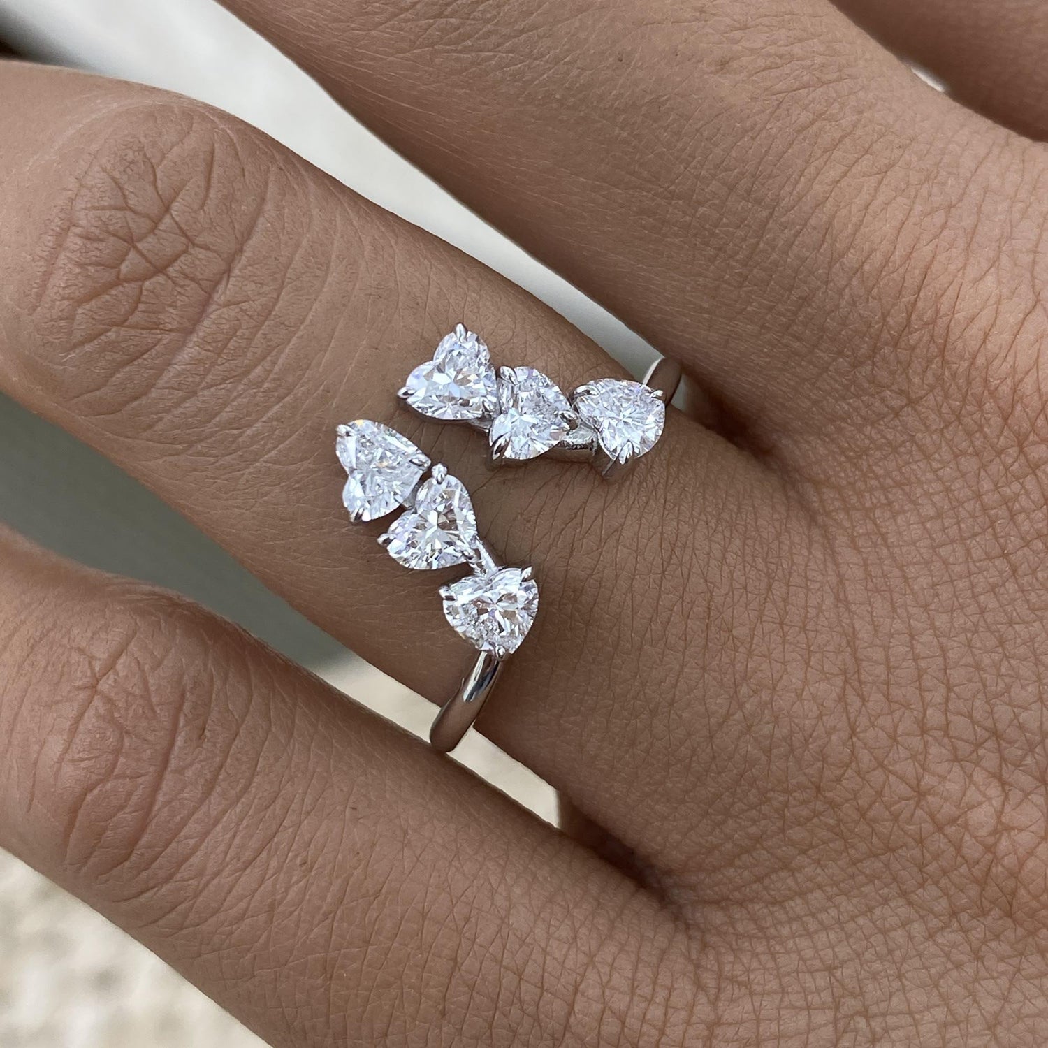 Love 1.2 Heart Lab-Grown Diamond Contoured, Special Ring