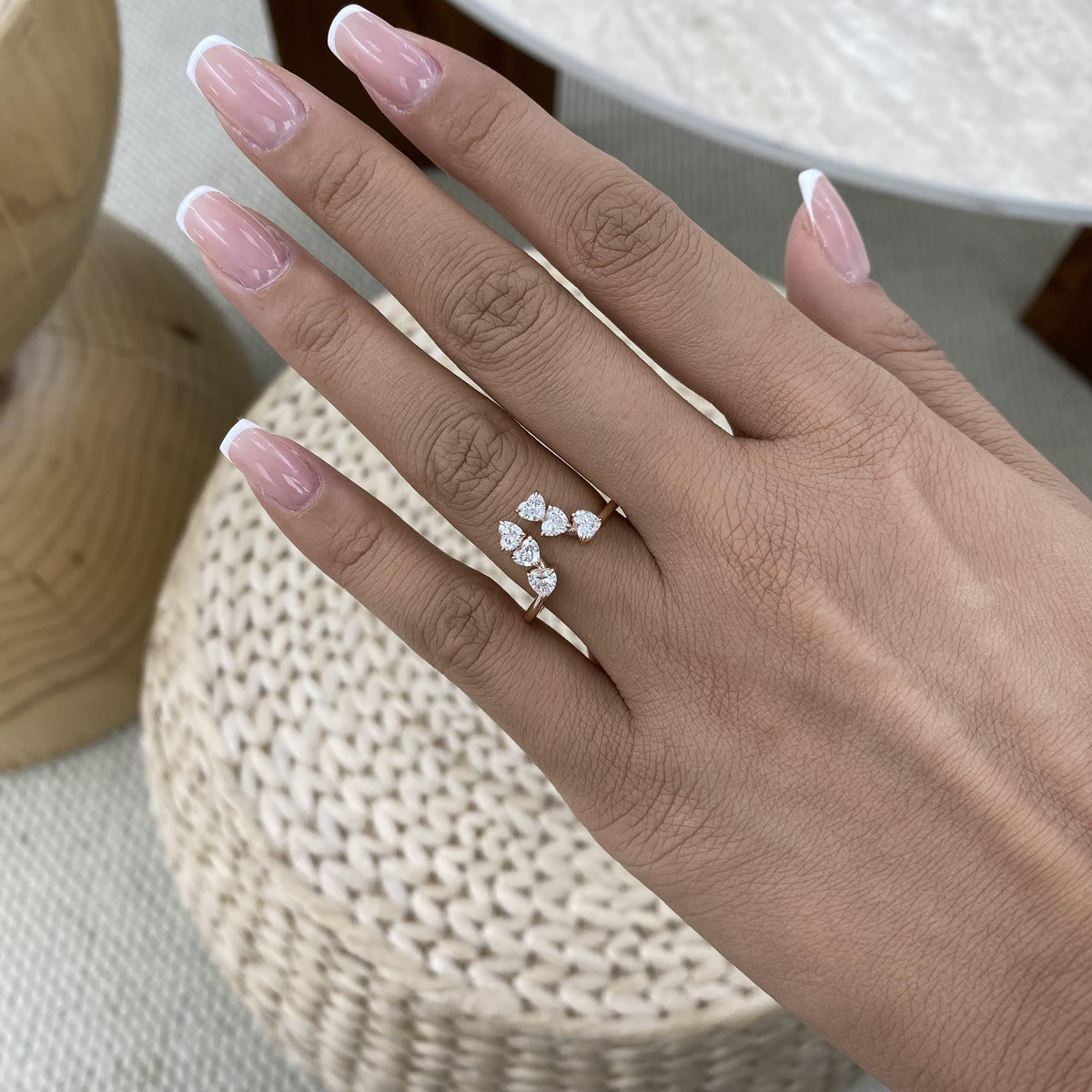 Love 1 Heart Lab-Grown Diamond Contoured, Special Ring
