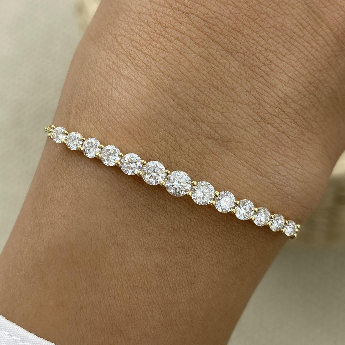 Heather 1.7 Round Lab-Grown Diamond Chain, Special Bracelet