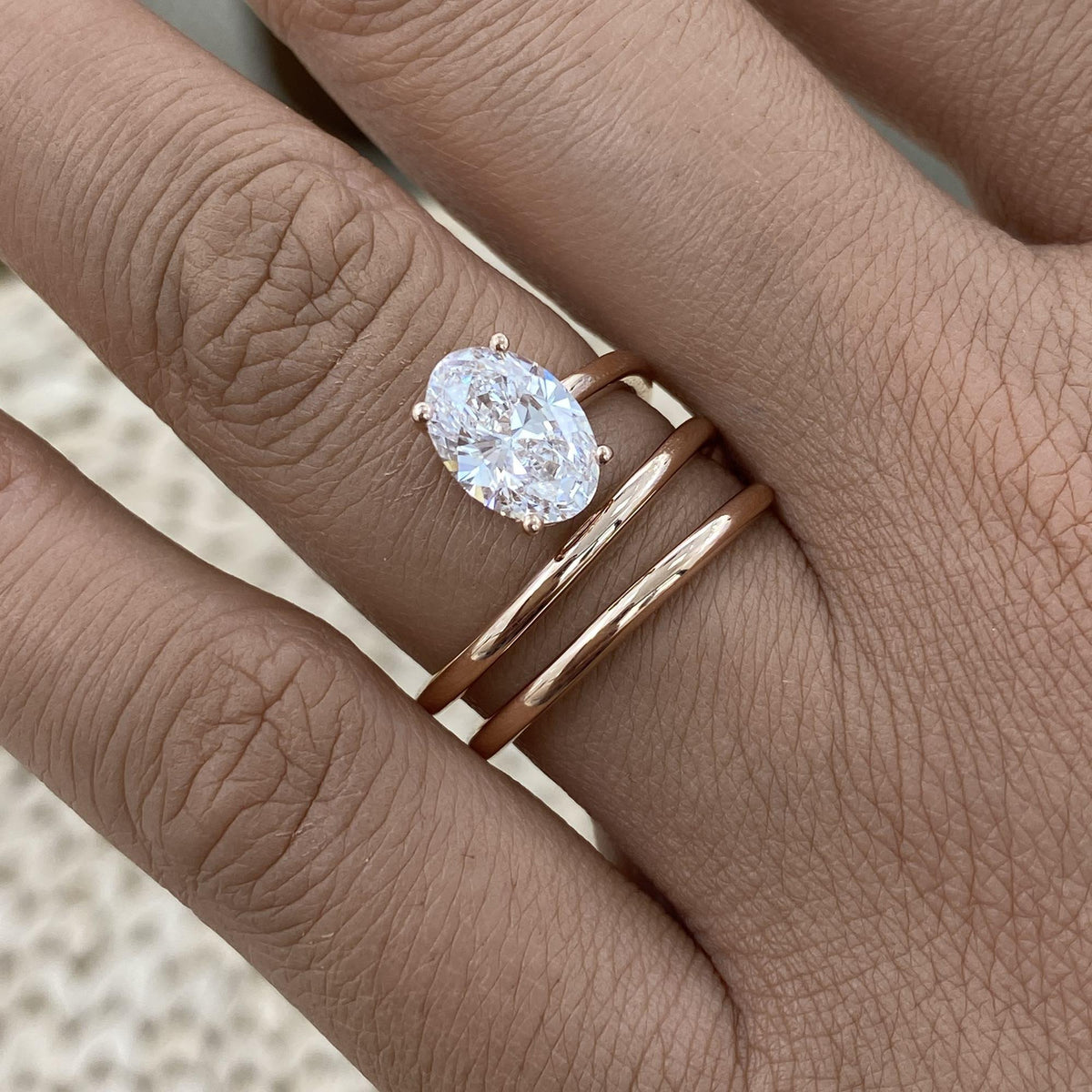 Ashley 1.5 Oval Lab-Grown Diamond Solitaire, Special Ring