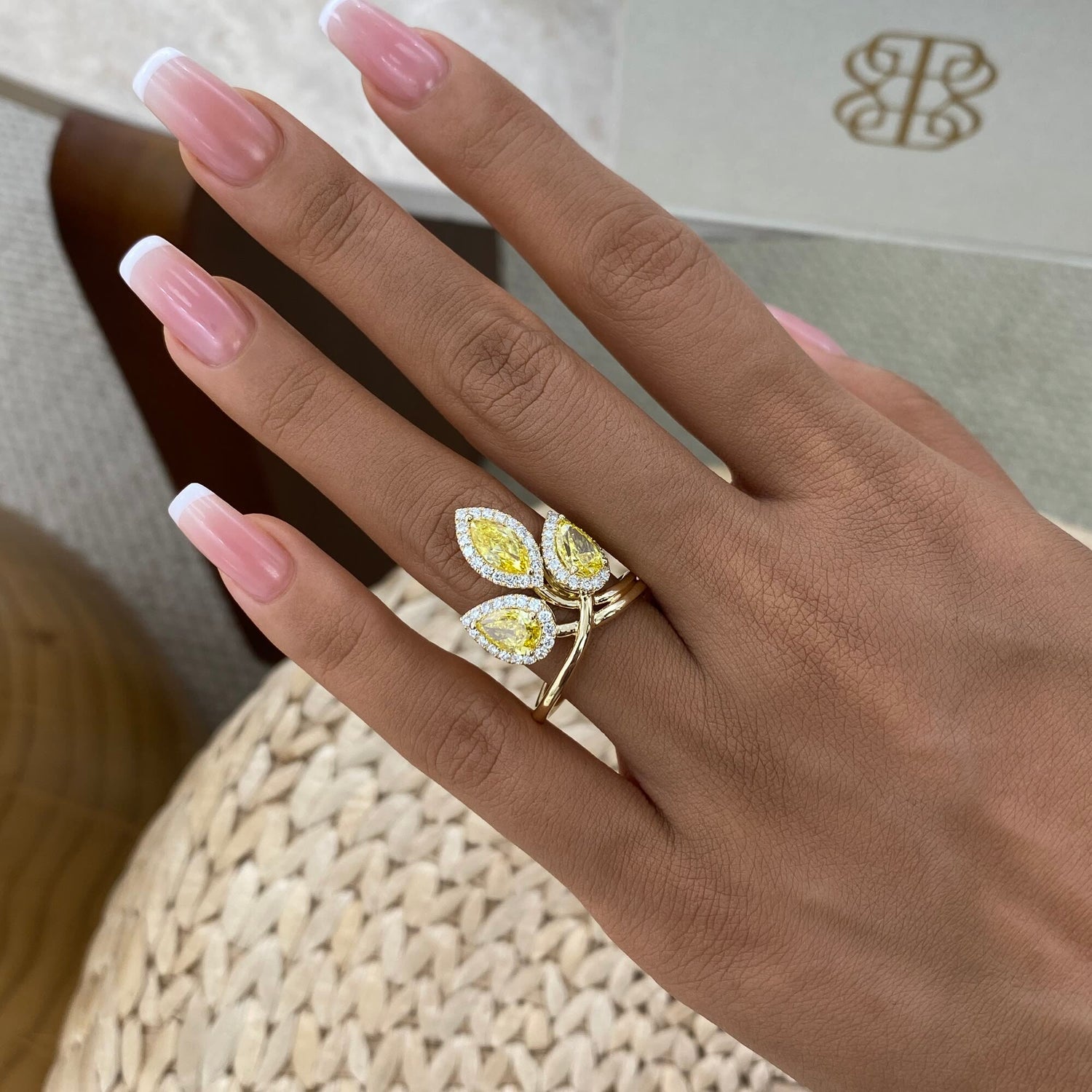 Lola 3.1 Pear Lab-Grown Diamond Halo, Special Ring