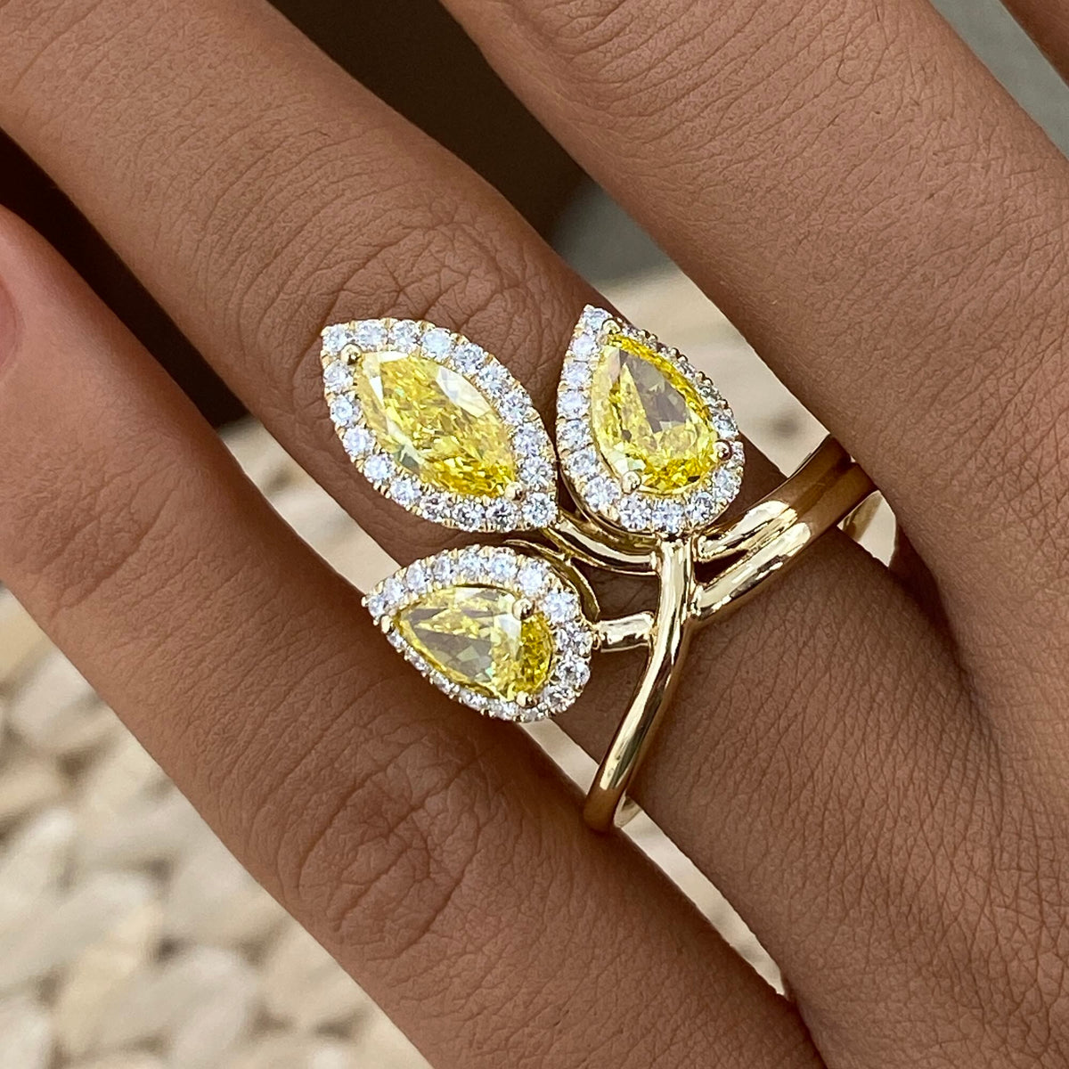 Lola 3.1 Pear Lab-Grown Diamond Halo, Special Ring