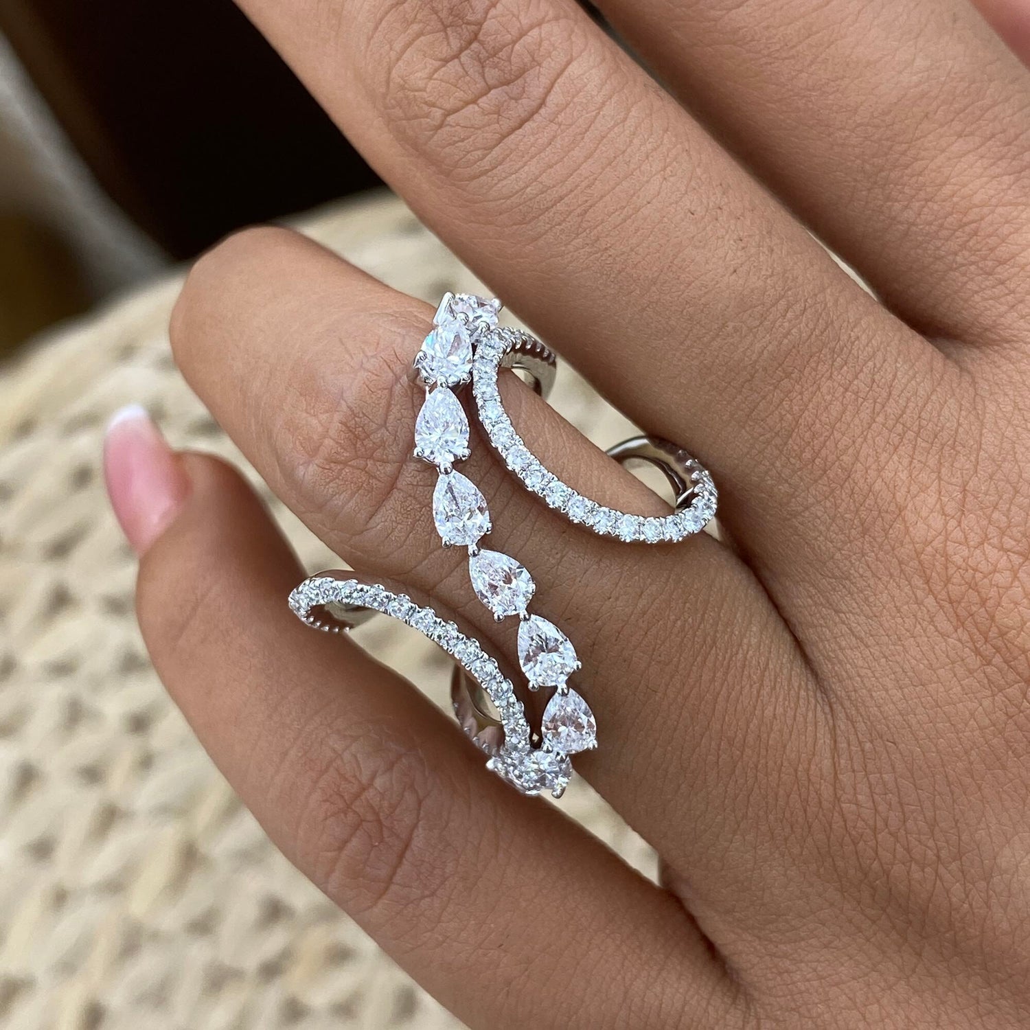 Aimee 1.8 Pear Lab-Grown Diamond Special Ring