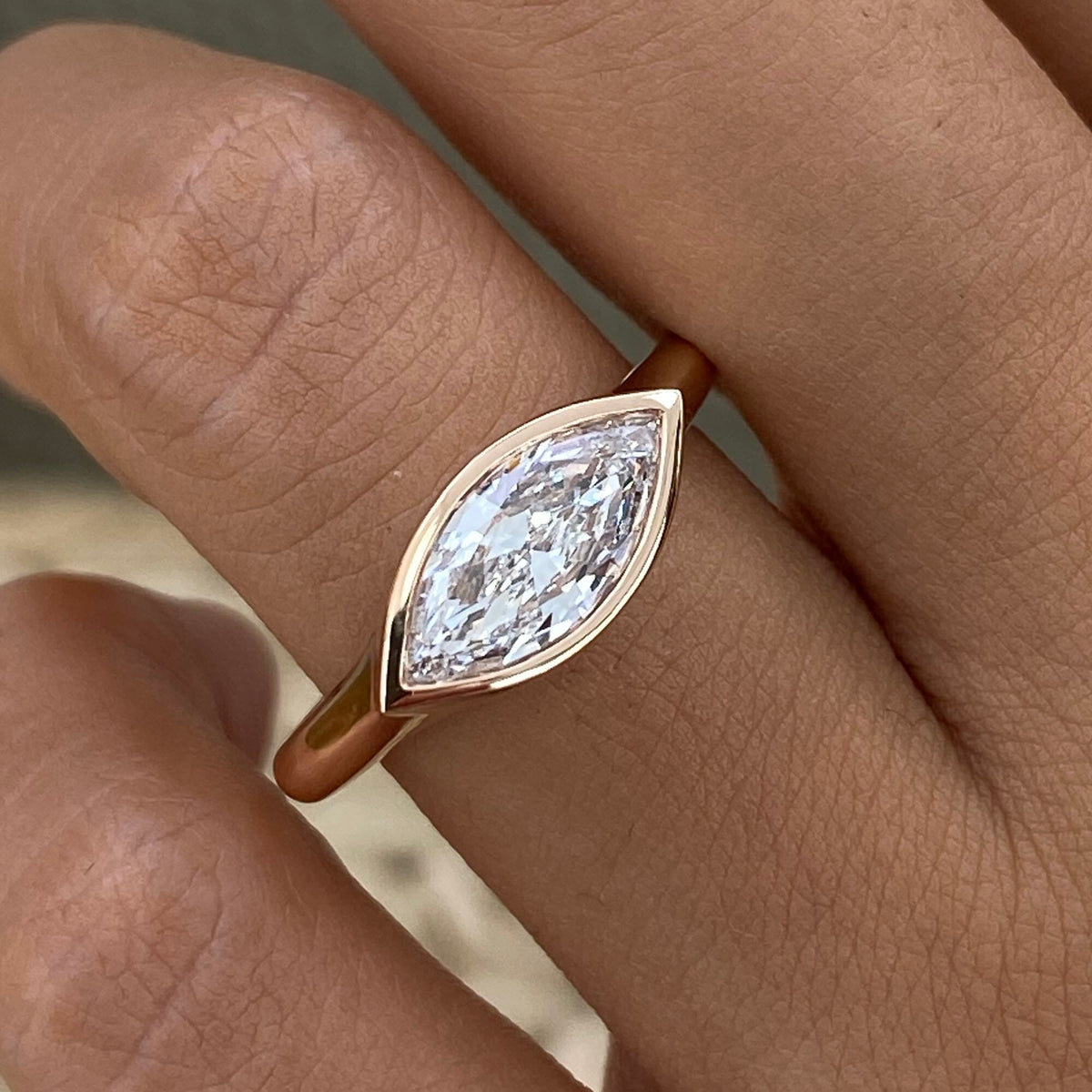 Jade 1.0 Marquise Lab-Grown Diamond Solitaire, Special Ring
