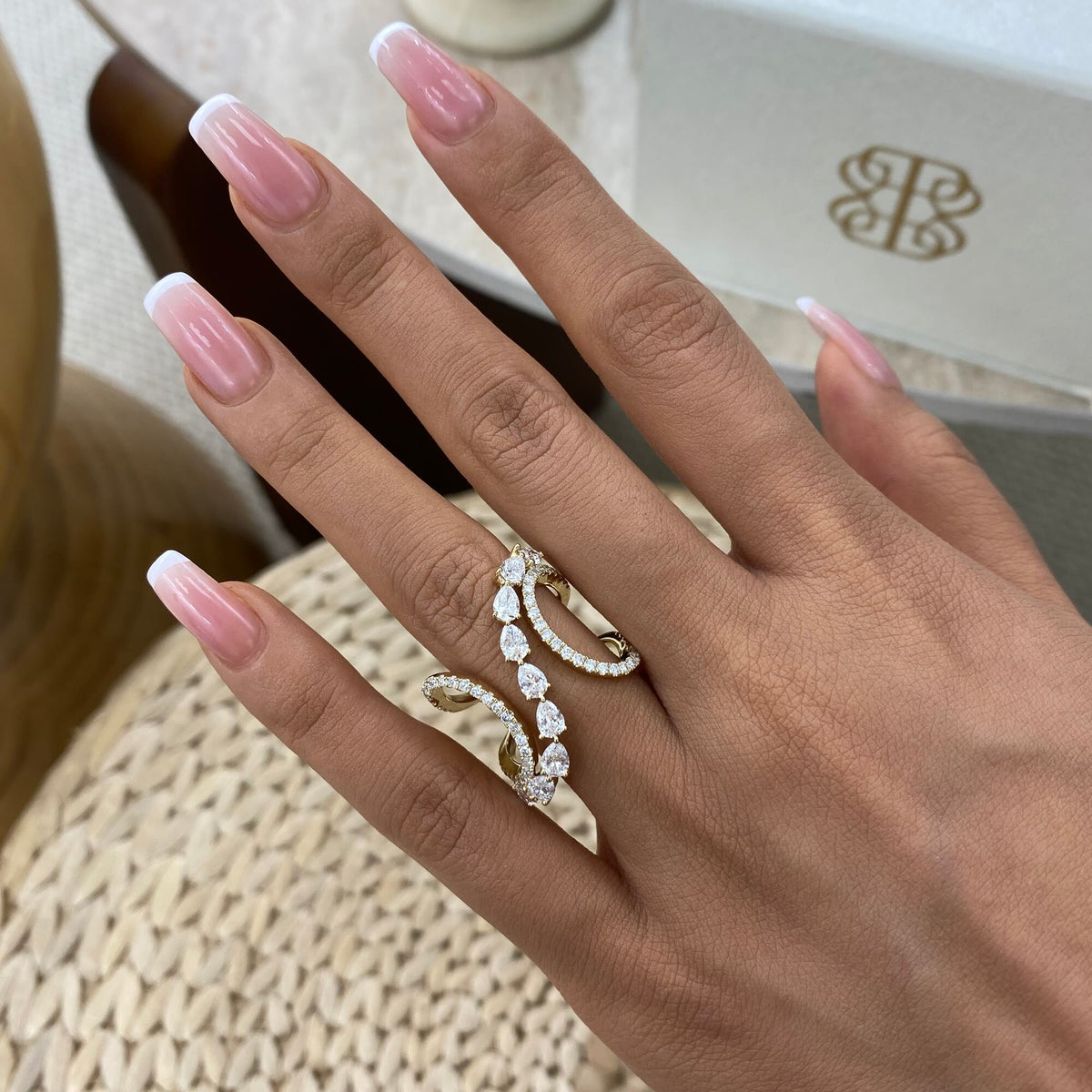 Aimee 1.8 Pear Lab-Grown Diamond Special Ring