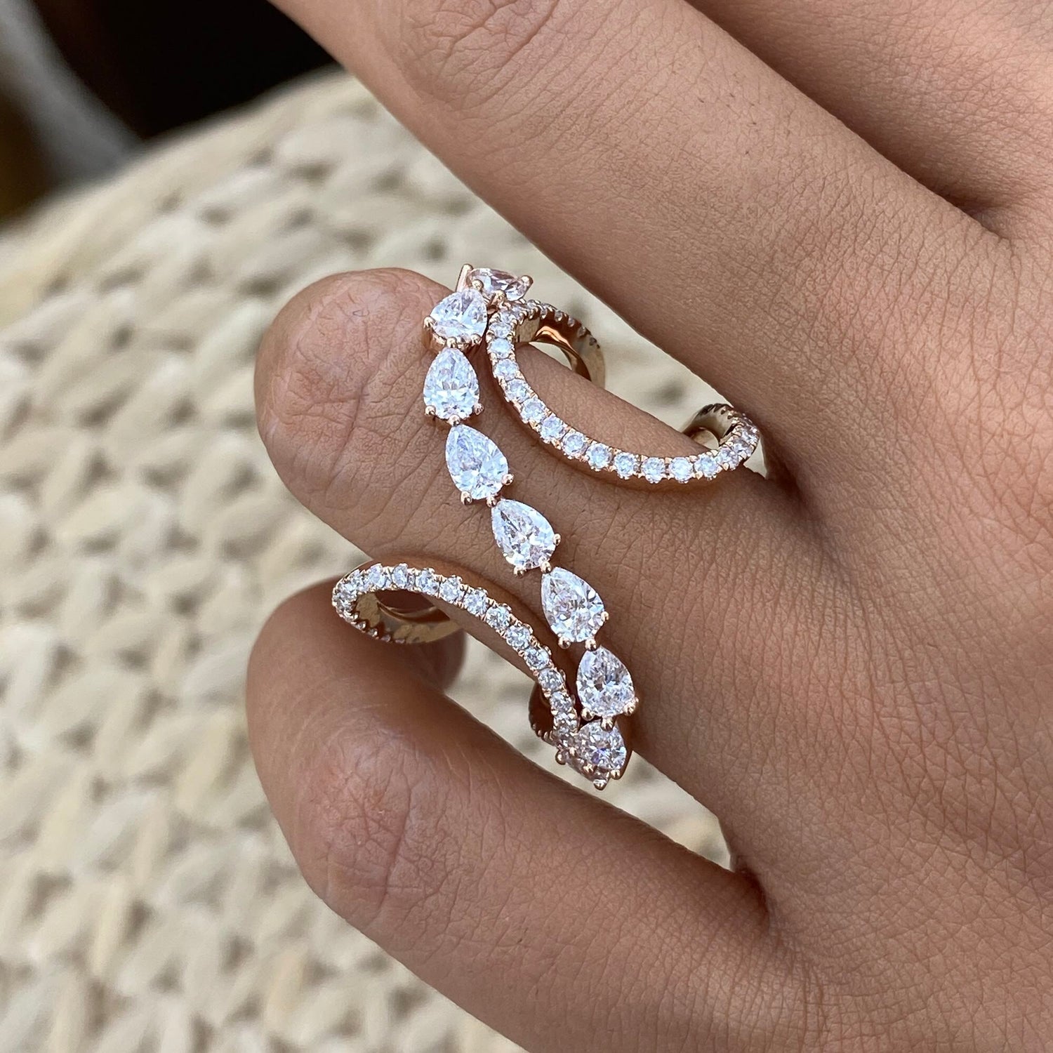 Aimee 1.8 Pear Lab-Grown Diamond Special Ring