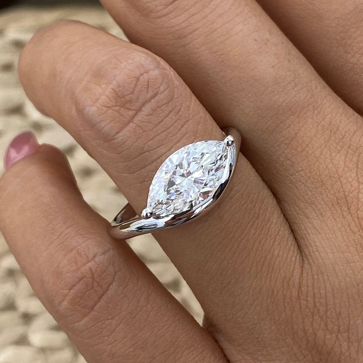 Margaret 2.0 Marquise Lab-Grown Diamond Solitaire, Special Ring