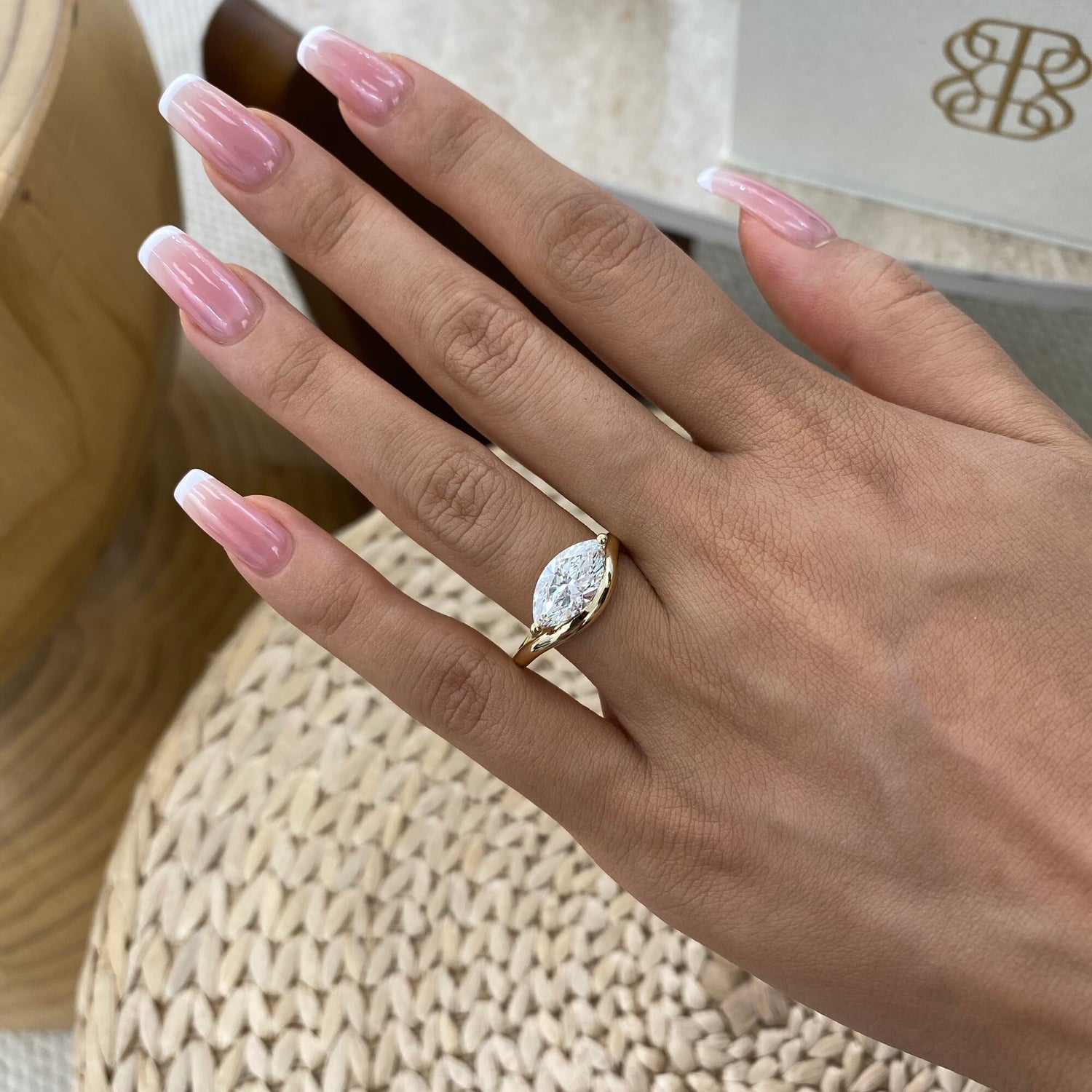 Margaret 2.0 Marquise Lab-Grown Diamond Solitaire, Special Ring