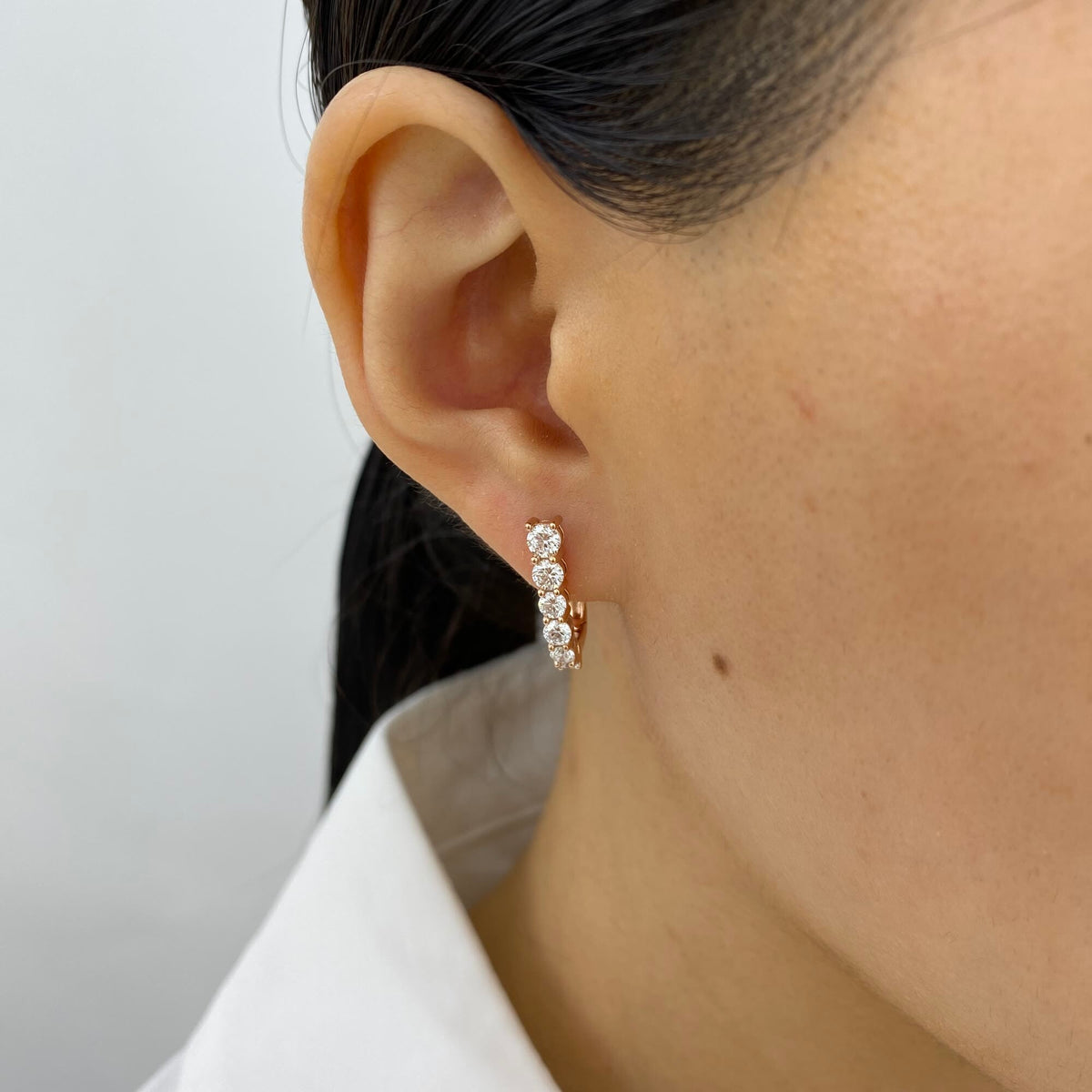 Isabella 1.2 Round Lab-Grown Diamond Drop Earrings