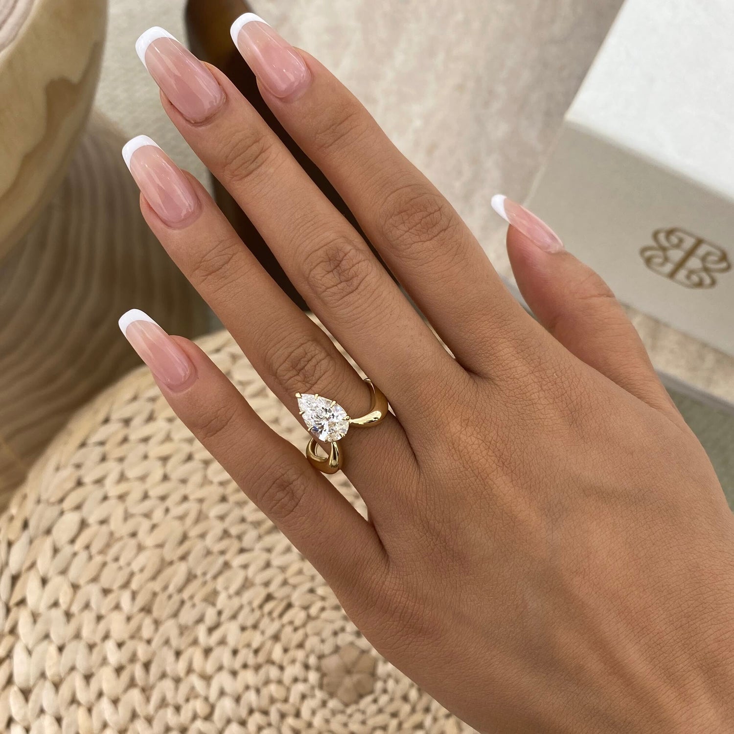 Matilda 2.0 Pear Lab-Grown Diamond Solitaire, Special Ring