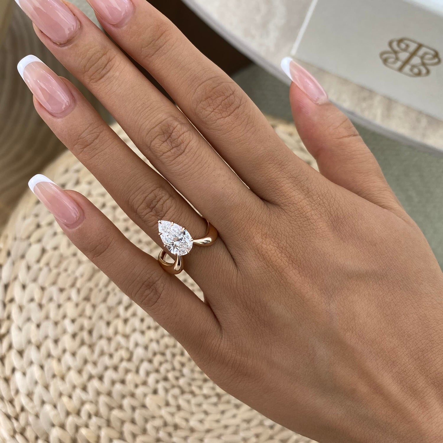 Matilda 2.0 Pear Lab-Grown Diamond Solitaire, Special Ring