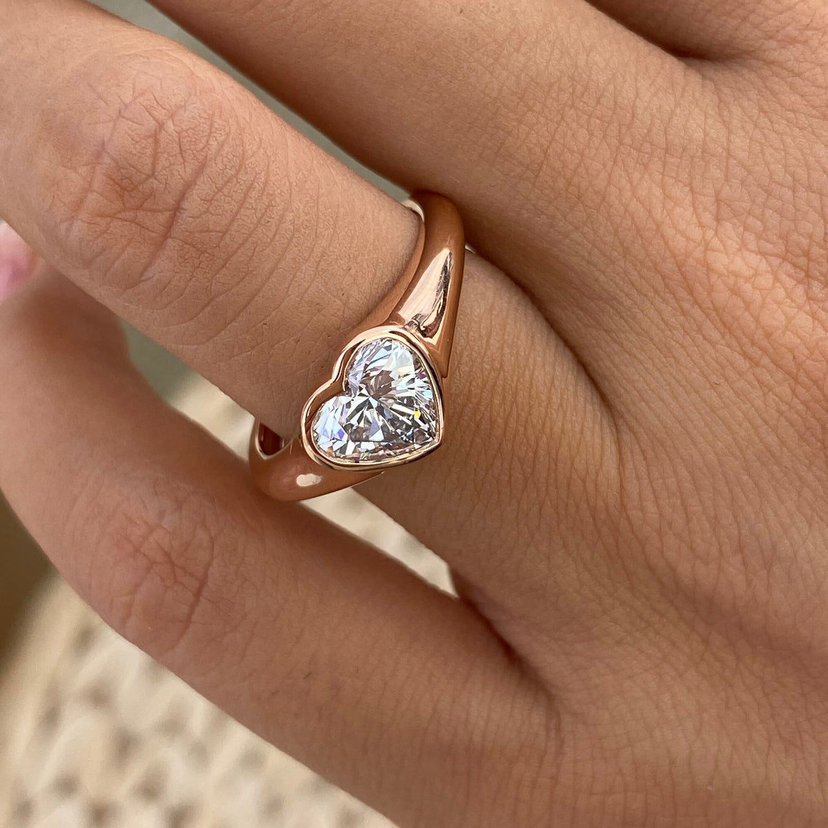 McKenna 1.0 Heart Lab-Grown Diamond Solitaire, Special Ring