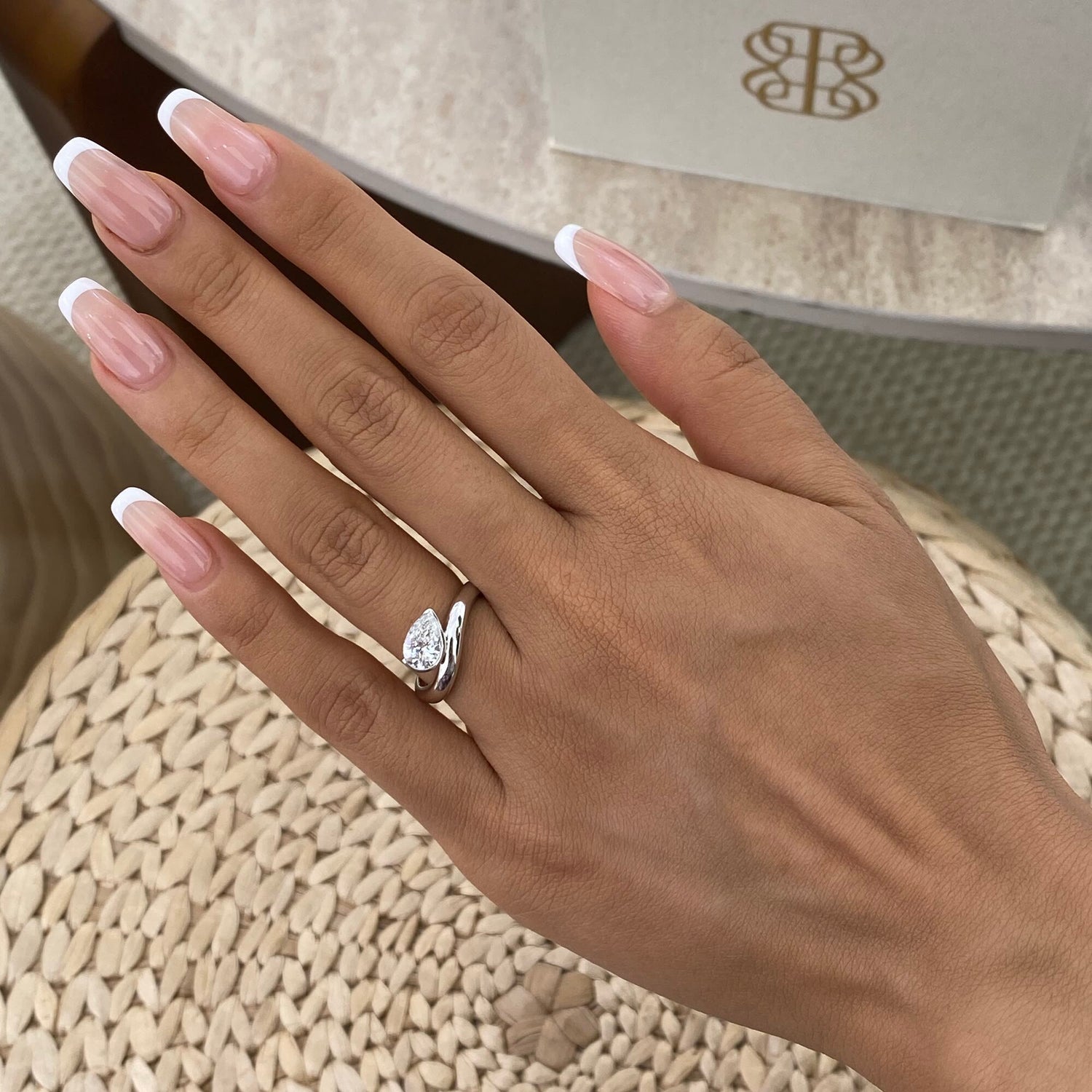 Nova 0.8 Pear Lab-Grown Diamond Solitaire, Special Ring
