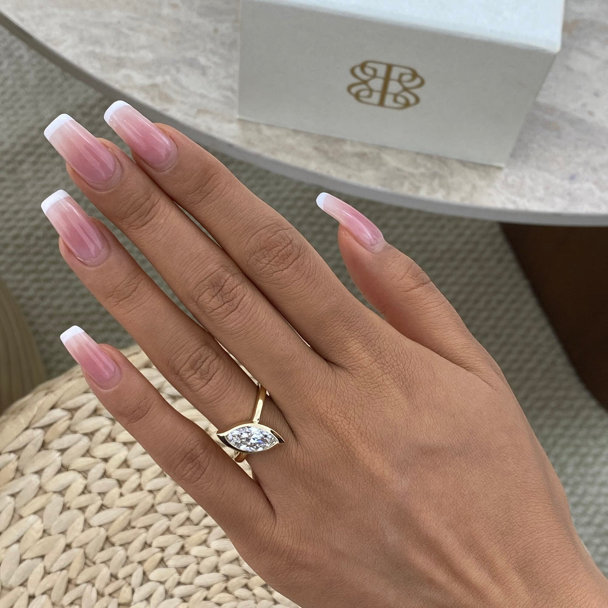 Margot 1.5 Marquise Lab-Grown Diamond Solitaire, Special Ring