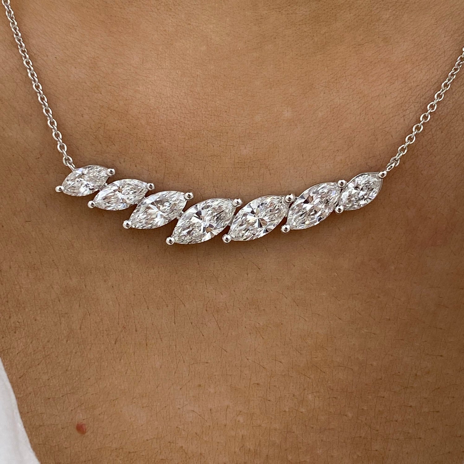 Ember 3.1 Marquise Lab-Grown Diamond Chain Necklace