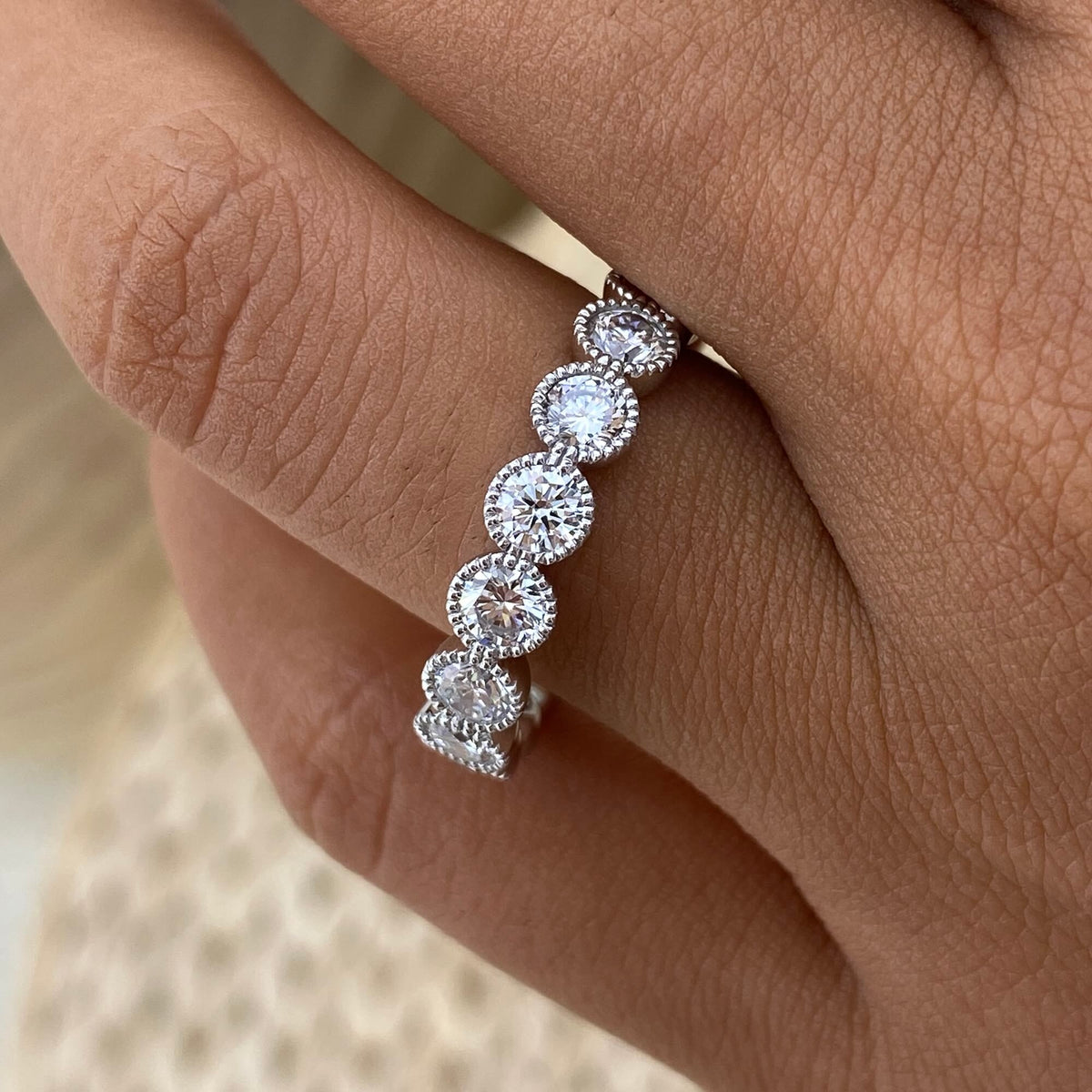 Janine 2.2 Round Lab-Grown Diamond Eternity, Special Ring