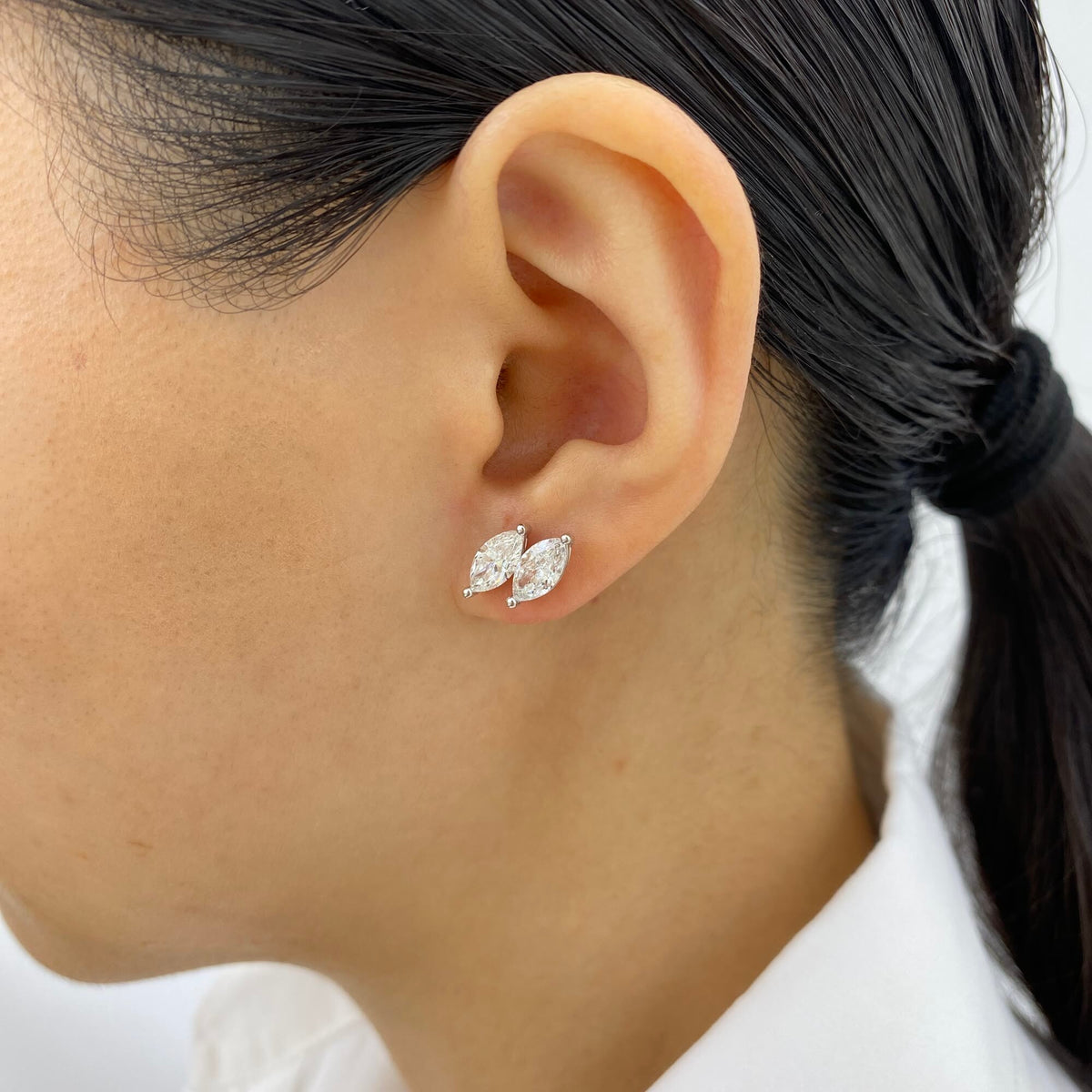 Brielle 2.4 Marquise Lab-Grown Diamond Studs Earrings