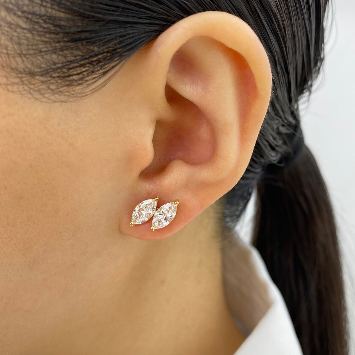 Brielle 2.3 Marquise Lab-Grown Diamond Studs Earrings
