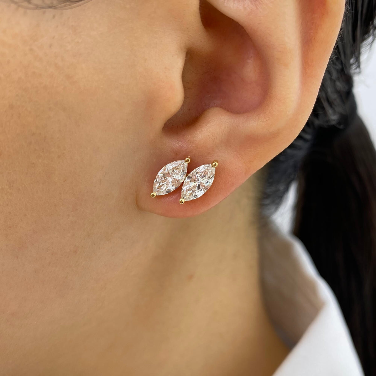 Brielle 2.3 Marquise Lab-Grown Diamond Studs Earrings
