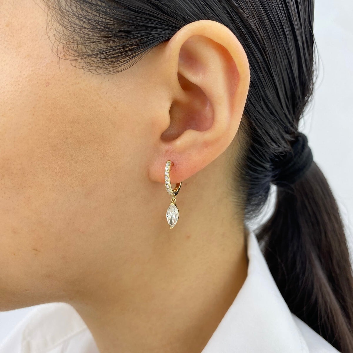 Valerie 1.4 Marquise Lab-Grown Diamond Dangle, Drop Earrings