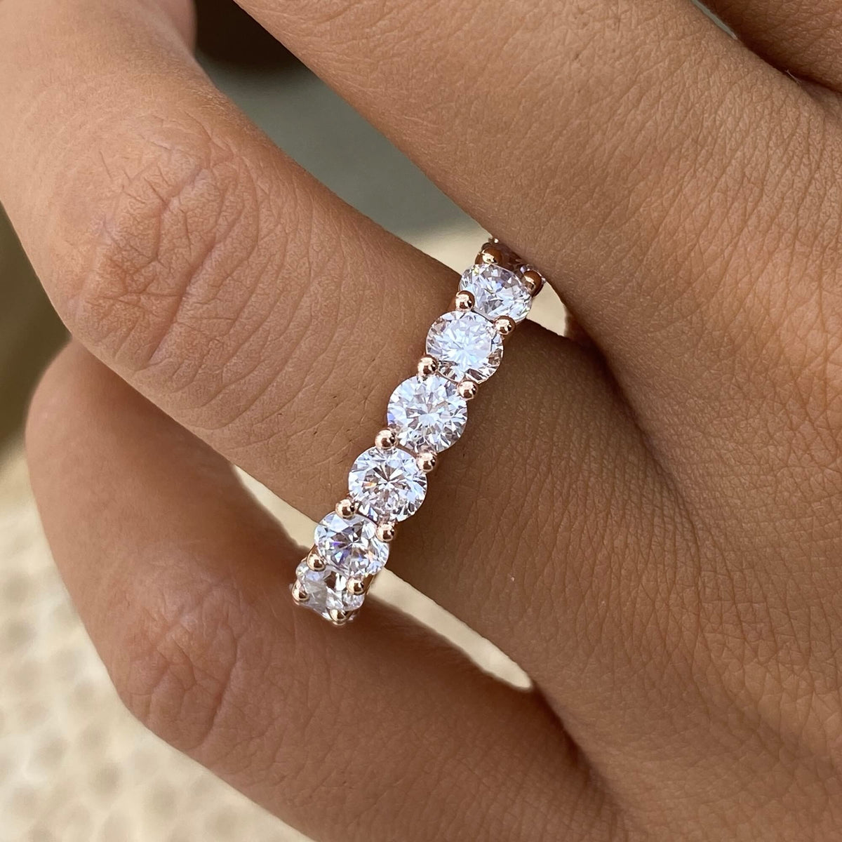 Irene 3.8 Round Lab-Grown Diamond Eternity, Special Ring