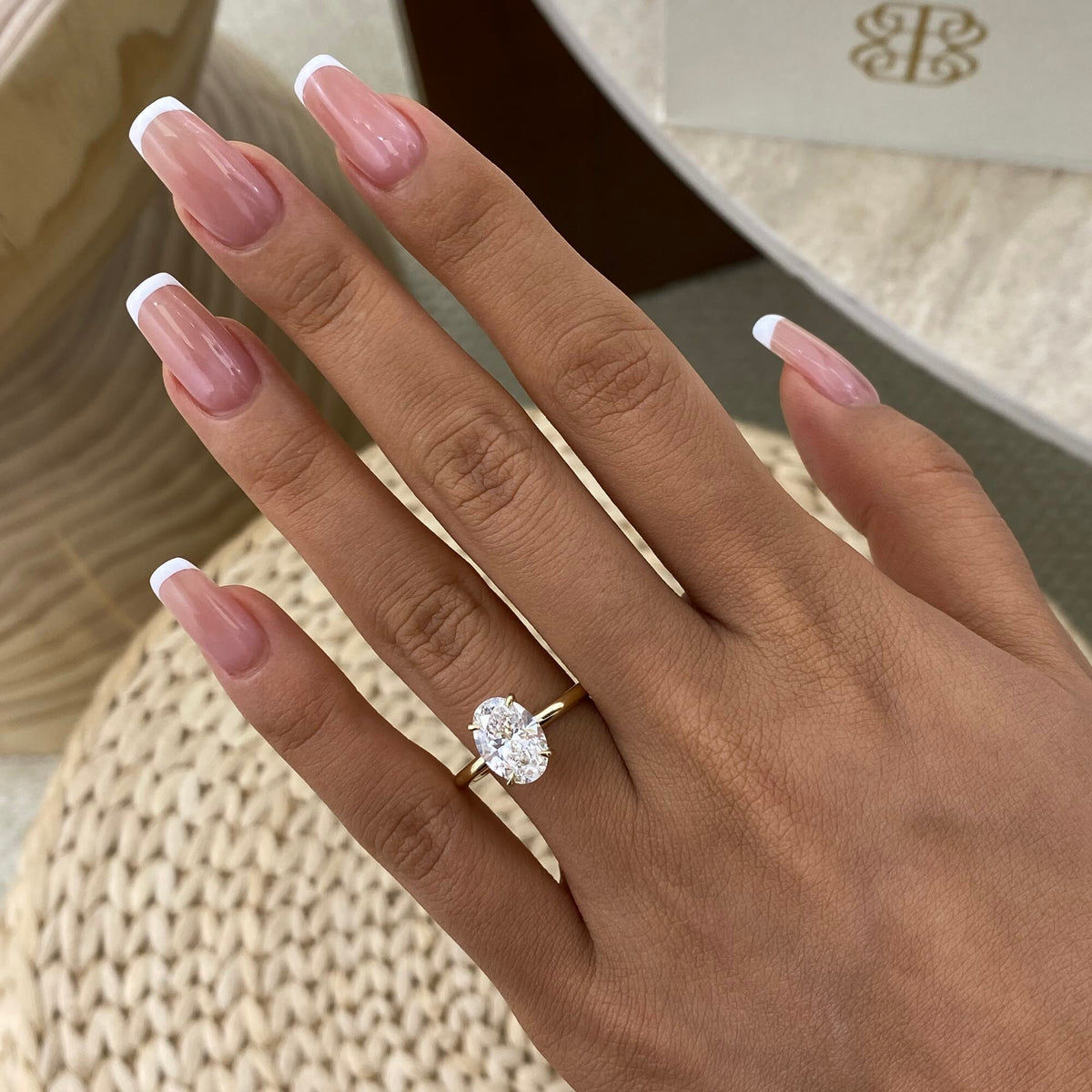 Rory 2.0 Oval Lab-Grown Diamond Solitaire Ring