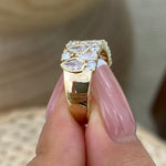 Sylvia 1.6 Pear Lab-Grown Diamond Half-Eternity, Special Ring