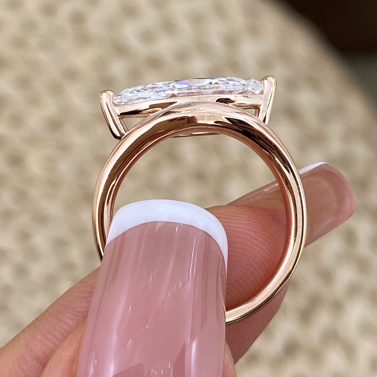 Margaret 2.0 Marquise Lab-Grown Diamond Solitaire, Special Ring