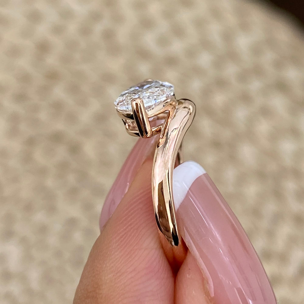 Margaret 2.0 Marquise Lab-Grown Diamond Solitaire, Special Ring