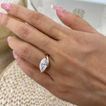 Margaret 2.0 Marquise Lab-Grown Diamond Solitaire, Special Ring