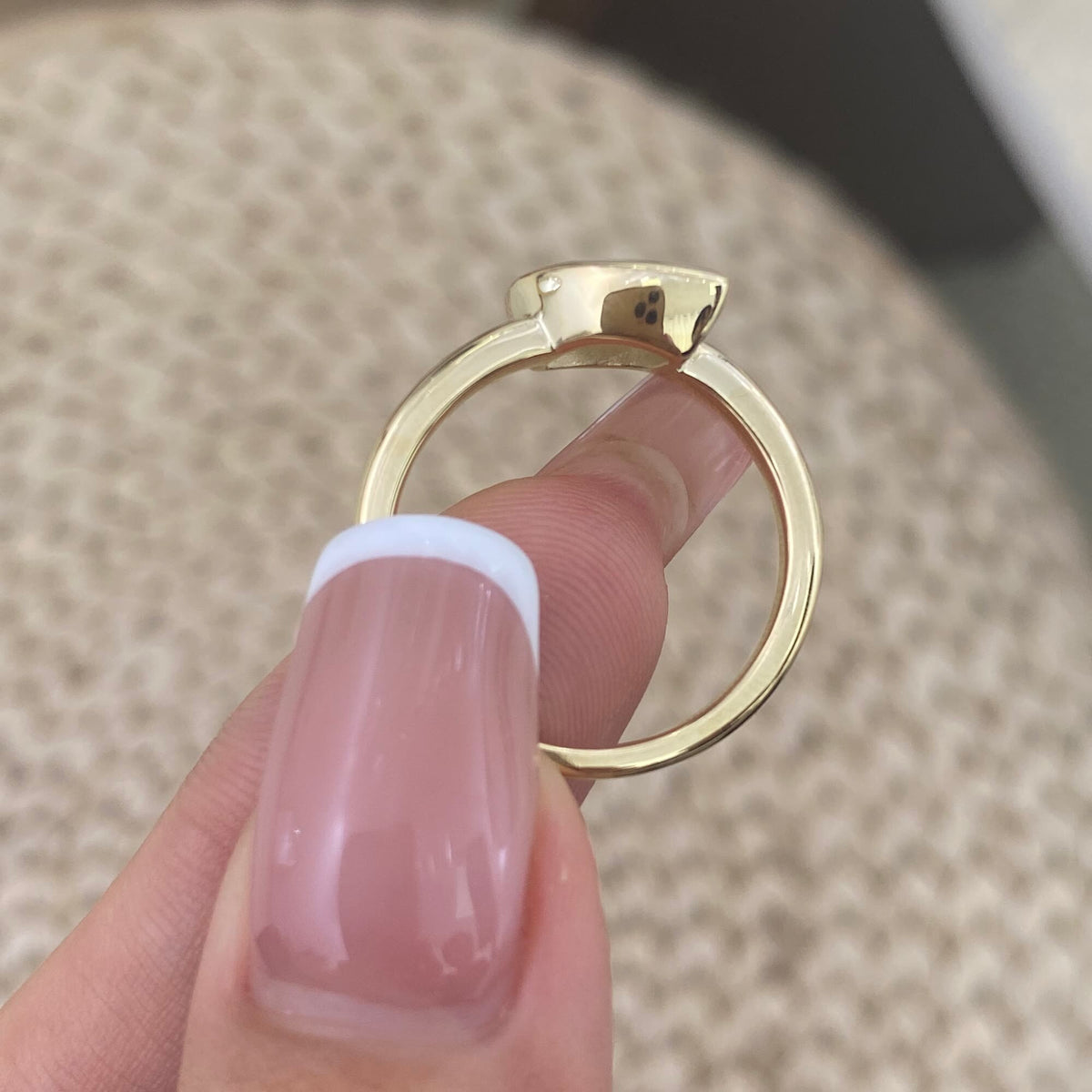 Emmeline 0.9 Marquise Lab-Grown Diamond Solitaire, Bezel Ring