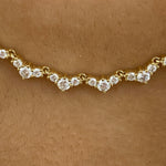 Catherine 6.7 Round Lab-Grown Diamond Tennis Necklace
