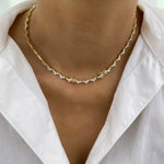 Catherine 6.7 Round Lab-Grown Diamond Tennis Necklace